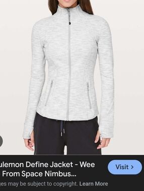 Lululemon Full Length Define Jacket
